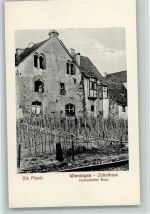 56333 W5406 Winningen , Mosel - Zehnthaus romansicher Bau die Mosel