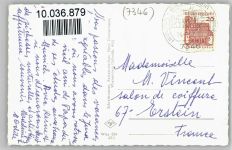 73349 W7346 Wiesensteig - Marktbrunnen Stiftskirche