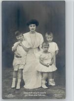 Kronprinzessin Cecilie mit ihren Söhnen Verlag Liersch Nr. 3468 Adel Preußen