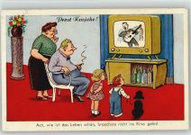 Neujahr Fernseher 1958