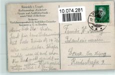 01773 O8242 Bärenfels Künstlerkarte Kurhaus Kaiserhof 1929 AK
