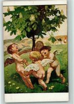 Serie XXIX-2 - G. Pfeiffer-Kohrt - Frühlingsreigen der Engel Verlag Jugend