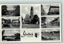 45964 W4390 Gladbeck - Ehrenmal Haus Wittringen und Heimatmuseum Nordpark Rathaus Hochstraße Horsterstraße Schwimmbad