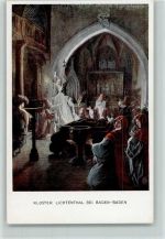 Serie Götzenberger Schwarzwaldsagen Blatt 14 - Kloster Lichtenthal Sage Künstlerkarte