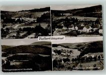 58540 W5882 Valbert , Westf - Schullandheim Fürwiggetalsperre Nordhelle Hösinghausen 4-Bild-Aufnahme