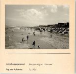 26486 W2946 Wangerooge , Nordseebad FOTO KEINE AK Strand Foto montiert auf Karton