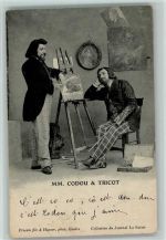 MM. Codu & Tricot AK Staffelei 1902