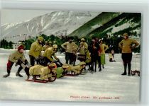 Verlag Burgy Nr. 498 - Schlitten Wettkampf AK Schlitten 1909