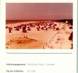 25938 W2270 Nieblum FOTO KEINE AK Strand Foto montiert auf Karton