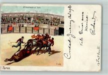 Toros in Mexico AK Stierkampf 1902