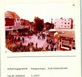 26486 W2946 Wangerooge , Nordseebad FOTO KEINE AK Zedeliusstraße Foto montiert auf Karton