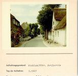 25938 W2270 Nieblum FOTO KEINE AK Dorfpartie Foto montiert auf Karton