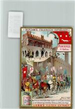 Berühmte Italienische Rathäuser, Wappen, Sammelbild Liebig Motiv Italien