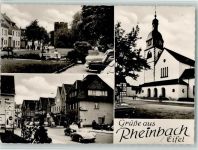 53359 W5308 Rheinbach - Ortsansichten Kirche Park 3-Bildaufnahme