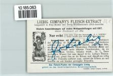 Berühmte Fürstinnen, Maria Stuart, Wappen, Sammelbild Liebig Adel England