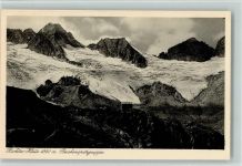 Richterhütte Kupfertiefdruck Reichenspitzgruppe Hüttenstempel