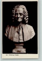 Voltaire par Houdon AK Skulptur 1918