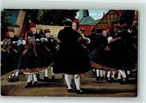 Schwälmer Tanz Hess. Tracht, Mandt 1915
