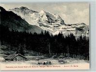 Wengen Panorama vom Grand Hotel und National Kuh
