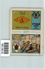 07381 O6840 Pößneck - Notgeld Doppelschein