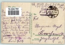 Gruss aus Reserveübung Verlag Bruno Bürger 7583 Reserve 1918 Gebrauchsspuren