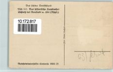 Neustadt Bild 141 - Schloß bei Neustadt , gute Erhaltung AK WHW Deutschlandserie 1934