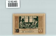 55765 W6588 Birkenfeld , Nahe - Notgeld Obersteiner Goldschmiede am Werkbrett