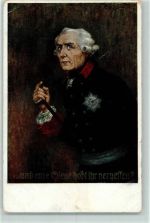 Gemälde von A. Broch Bunte Reihe Nr. 183 Adel Friedrich der Große Gebrauchsspuren