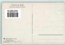 Gemälde von A. Broch Bunte Reihe Nr. 183 Adel Friedrich der Große Gebrauchsspuren