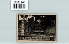 99636 O5235 Rastenberg - Notgeld Ausgang zum Friedhof