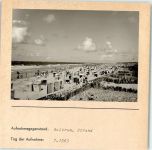 26579 W2985 Baltrum FOTO KEINE AK Strand Foto montiert auf Karton