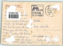 55606 W6570 Dhaun - Schloss Rückseite mit Abschürfungen bzw Kleberesten