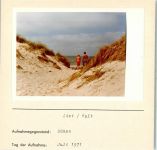 25992 W2282 List , Sylt FOTO KEINE AK Dünen Foto montiert auf Karton