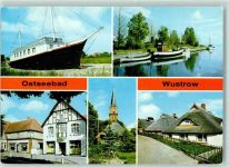 18347 O2598 Ostseebad Wustrow - Betriebsferienheim Plamag-Plauen Hafen Hauptstraße Anlage Neue Straße