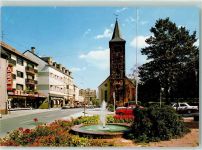 42579 W5628 Heiligenhaus b Velbert - Alte Kirche Brunnen