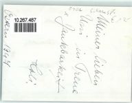 Originalautogramm Charlotte Lindner mit Widmung 1947 Autogramm FOTO KEINE AK