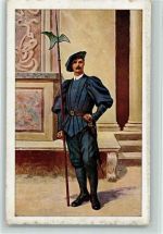 Serie 4394-5 Schweizer Garde AK Päpstliche Schweizergarde 1925