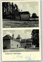 32351 W4995 Haldem , Kr Lübbecke, Westf - Schloss Haldem Innenhof