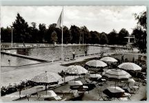 48565 W4430 Burgsteinfurt - Das städt. Freibad Sprungturm