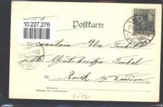 mit Glasperlenauflage Gruss aus Spruch AK Alpenflora 1900 AK mit Glitzer