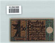 10115 W1000 Zehlendorf - Notgeld 50 Pfennig Kirche in Dahlem