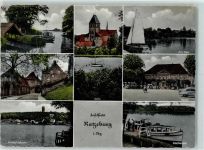 23909 W2418 Ratzeburg - Fischerei Steintor Aussichtsturm Dom Markt Küchensee