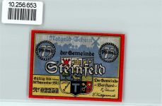 49439 W2841 Steinfeld (Oldenburg) - Notgeld 75 Pfennig