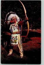 An Old Indian Skill AK Indianer Gebrauchsspuren