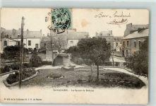 66140 Saint-Nazaire 1904 Gebrauchsspuren Le Square du Dolmen AK