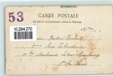 66140 Saint-Nazaire 1904 Gebrauchsspuren Le Square du Dolmen AK