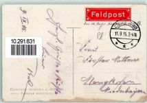 Warschau Warszawa 1915 - Wysadzony w powietrze Nowy Most