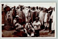 Casablanca Scenes et Types Mangeur AK Volkstypen / Brauchtum Marokko 1934 Foto AK