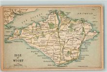 Isle of Wight 1910 - Landkarte