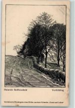 Federzeichnung sign. Heinrich Reifferscheid Künstler R